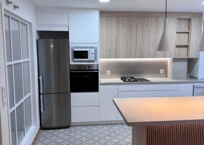 Reforma de cocina abierta a salón